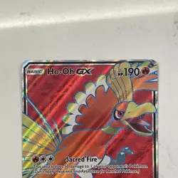Pokemon TCG Ho-Oh GX 131/147 - Burning Shadows Medium Condition - Image 3