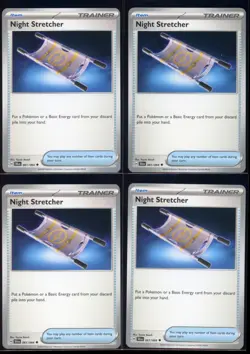 4x Night Stretcher Playset x4 061/064 Shrouded Fable Pokemon TCG NM - Image 1