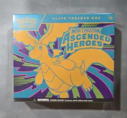 Pokemon TCG Mega Evolution Ascended Heros - Elite Trainer Box ETB New & Sealed - Image 1