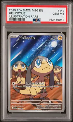 Helioptile 143 - PSA 10 - Pokemon Meg En-Mega Evolution - GEM MT - Image 1