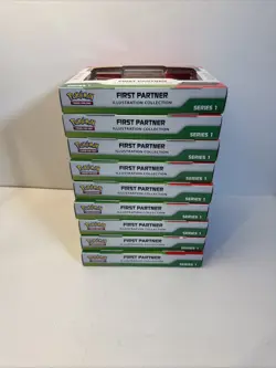 3X Pokemon First Partner Series 1 Illustration Collection Sealed - Image 5