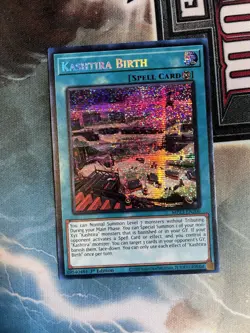 *** KASHTIRA BIRTH *** 1ST EDITION PRISMATIC SECRET RARE MP23-EN200 YUGIOH! - Image 1