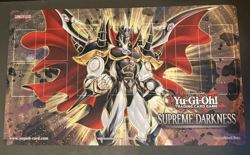 YuGiOh Supreme Darkness Playmat Sneak Peek New Evil HERO Neos Lord - Used - Image 2