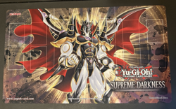 YuGiOh Supreme Darkness Playmat Sneak Peek New Evil HERO Neos Lord - Used - Image 3