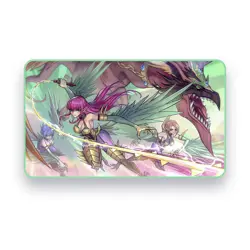 Harpy Playmat Yugioh Manamoon Harpy Lady Amanda Lapalme Hybrid Rubber Mat Harpie - Image 1