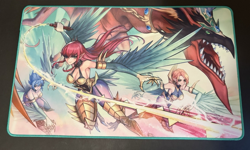 Harpy Playmat Yugioh Manamoon Harpy Lady Amanda Lapalme Hybrid Rubber Mat Harpie - Image 2
