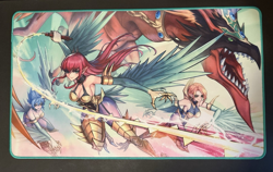 Harpy Playmat Yugioh Manamoon Harpy Lady Amanda Lapalme Hybrid Rubber Mat Harpie - Image 4