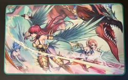 Harpy Playmat Yugioh Manamoon Harpy Lady Amanda Lapalme Hybrid Rubber Mat Harpie - Image 5