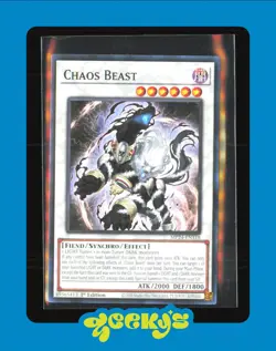 YuGiOh! - Chaos Beast MP24-EN318 Common 1st Edition $2 MIN ORDER - Image 1