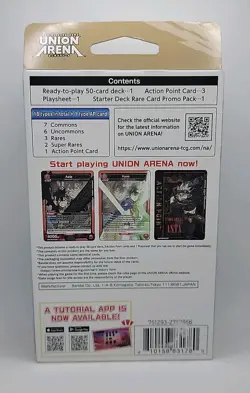 Bandai TCG Union Arena: Black Clover Factory Sealed Starter Deck, Fast Shipping - Image 2