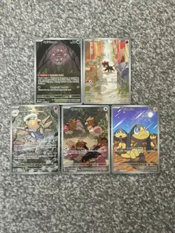 Pokemon TCG | Mega Evolution /132 English Illustration Rare X5 Card Bundle - Image 1