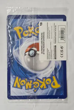 Pikachu at the museum jumbo pokemon promo card sealed mint condition - Image 2