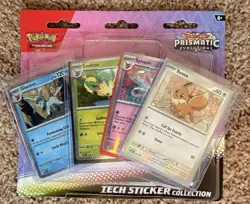 Prismatic Evolution 4 card W/ Promo Pokemon TCG SWIRL NM Holographic ￼ - Image 1