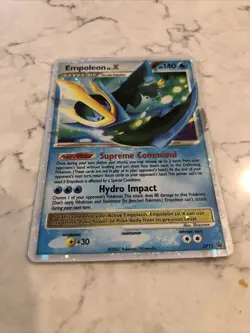 Pokemon Empoleon X Holo DP11 Diamond and Pearl Card-NICE - Image 2
