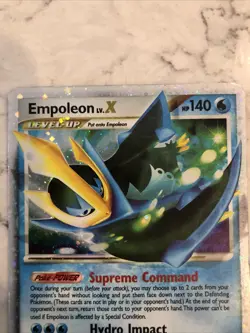 Pokemon Empoleon X Holo DP11 Diamond and Pearl Card-NICE - Image 3