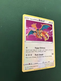 Pokemon Special Delivery Bidoof SWSH177 Holo Promo Card | Sword & Shield | NM - Image 5
