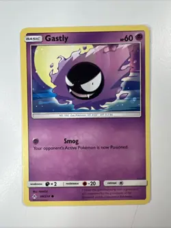 POKEMON Trading Card basic Gastly HP60 Smog 68/214 - Image 1