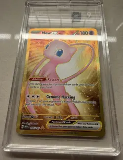 Mew EX 205 TAG 9 Pokemon SV 151 English Set Hyper Rare Nintendo Gold Card TCG - Image 3