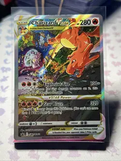 Pokemon Charizard VSTAR SWSH262 Promo Holo Full Art 280 HP Sword & Shield Card - Image 1