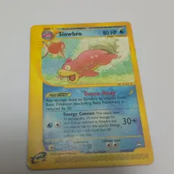 Slowbro 33/147 Aquapolis Pokemon Card 2002 e-Reader Near Mint - Image 2