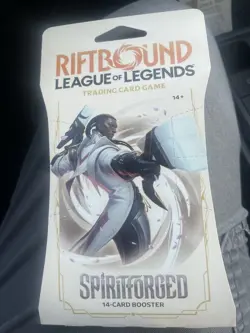 Riftbound League of Legends Spiritforged Booster Pack 14 Card TCG New Sealed - Image 1