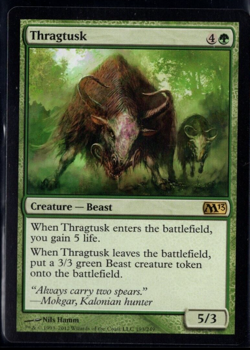 Thragtusk 193/249 Rare Core Set 2013 Magic The Gathering Near Mint - Image 1