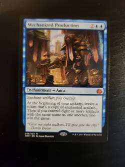 Mechanized Production, Aether Revolt, NM, MTG-Magic the Gathering, Regular - Image 1