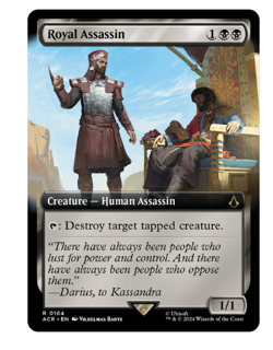 Royal Assassin - Extended Art Assassin's Creed MTG - Image 1