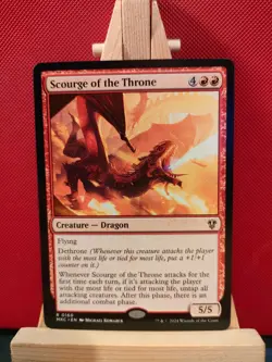 Scourge of the Throne - Murders at Karlov Manor - Rare - NM - MTG - Image 1