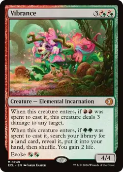 [1x] Vibrance Near Mint, English Lorwyn Eclipsed MTG Magic - Image 1