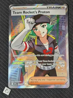 Team Rocket's Proton 227/182 - Destined Rivals Ultra Rare Pokemon TCG NM - Image 1
