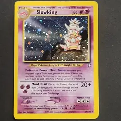 Pokemon Slowking Neo Genesis 14/111 Holo Rare Unlimited LP Swirl 🌀 - Image 1