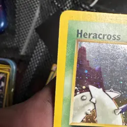 Pokemon TCG Heracross Neo Genesis Holo Card 6/111 Unlimited Rare - Image 5