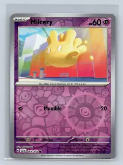 Milcery Reverse Holo SV07: Stellar Crown #064/142 Pokemon TCG NM - Image 1
