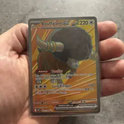 POKEMON TCG SV WHITE FLARE BOUFFALANT EX 162/086 ULTRA RARE FULL ART NM - Image 4