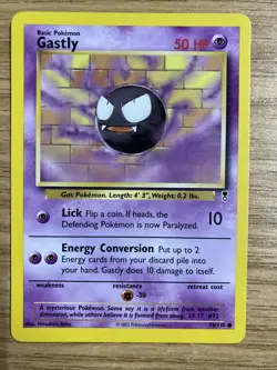 Gastly Legendary Collection 76/110 Pokemon Card - Near Mint - Image 1