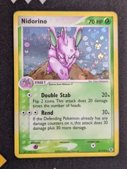 Nidorino 41/112 FireRed & LeafGreen Pokemon MP Reverse Holo - Image 1