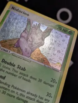 Nidorino 41/112 FireRed & LeafGreen Pokemon MP Reverse Holo - Image 2
