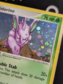 Nidorino 41/112 FireRed & LeafGreen Pokemon MP Reverse Holo - Image 4