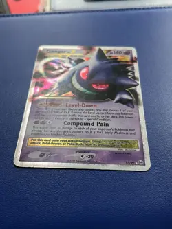 Pokemon Gengar LV.X 97/99 Arceus Ultra Rare Holo Level Up 140 HP - Image 2