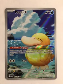 Pokemon TCG Psyduck IR Ascended Heroes Illustration Rare 226/217 - Image 1