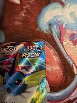 Vaporeon VMAX 030/203 Pokemon Evolving Skies Sword & Shield Ultra Rare NM - Image 3