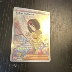 Pokemon Erika's Invitation 203/165 Scarlet & Violet 151 Full Art Holo Rare - Image 2