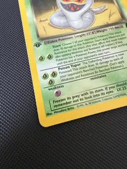 Pokemon TCG Dark Arbok Team Rocket 2/82 Holo 1st Edition Holo Rare WOTC 1999 - Image 2