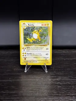 Pokemon Raichu 014/102 Base Set Holo - Image 1