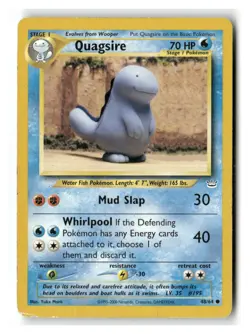 Quagsire 48/64 Common Neo Revelation Pokemon Moderately Played - Image 1
