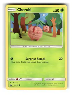 Cherubi 10/156 Common Ultra Prism Pokemon Near Mint - Image 1