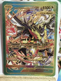 Pokemon Kyurem The Ultimate Dragon Lord GX Multi Foil Fan Art - Image 1