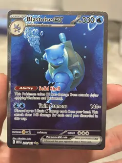 Blastoise EX 200/165 SV 151 Special Illustration Rare NM Pokemon TCG - Image 1
