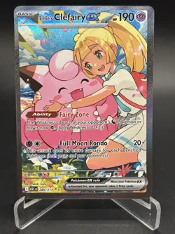 Pokemon Lillie's Clefairy EX Special Illustration Rare 280/217 | Ascended Heroes - Image 1